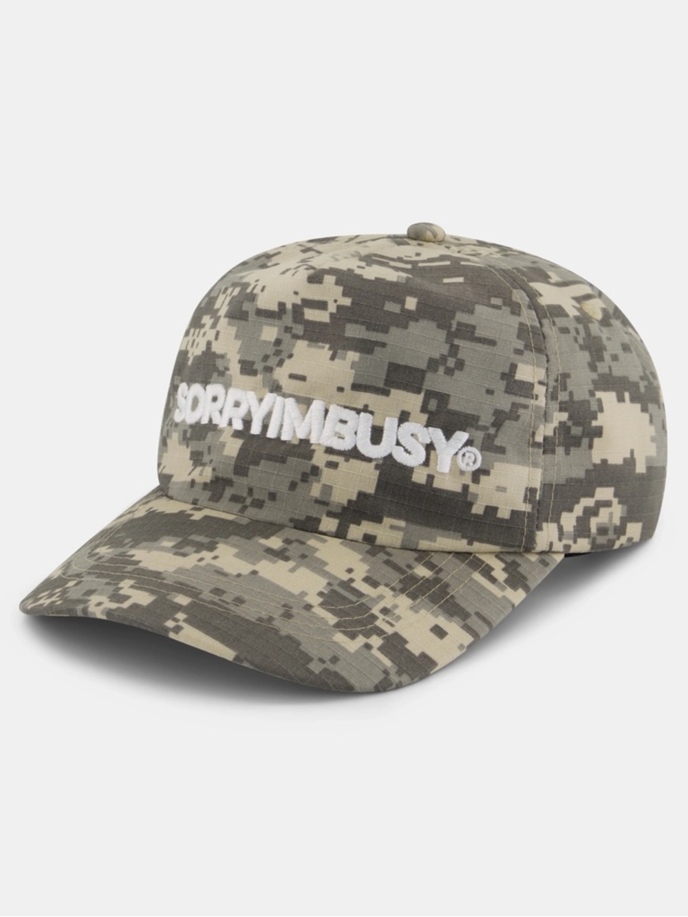 Digital Camo "SORRYIMBUSY" Embroidered Baseball Cap